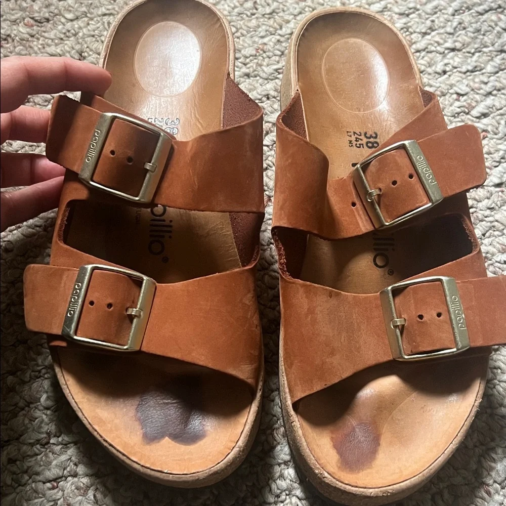 BIRKENSTOCK Gabriela Tan Pecan suede Sandal Women’s Size 7 - Picture 6 of 8